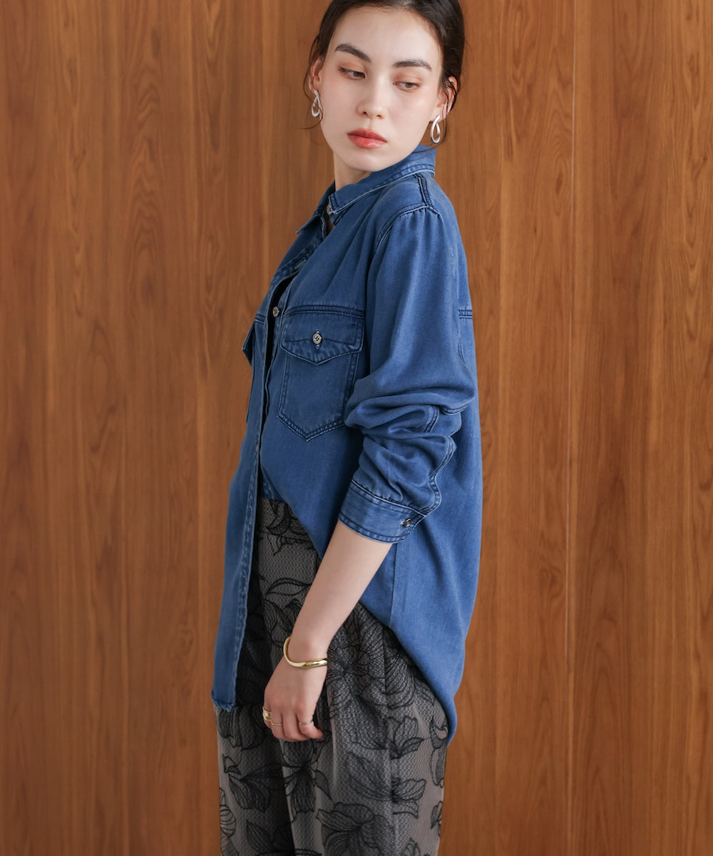 ベーシックデニムシャツ