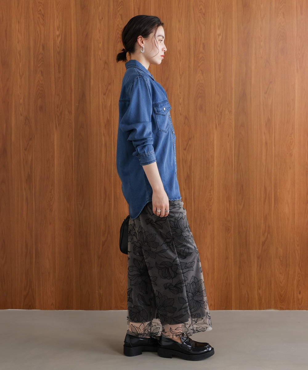 ベーシックデニムシャツ