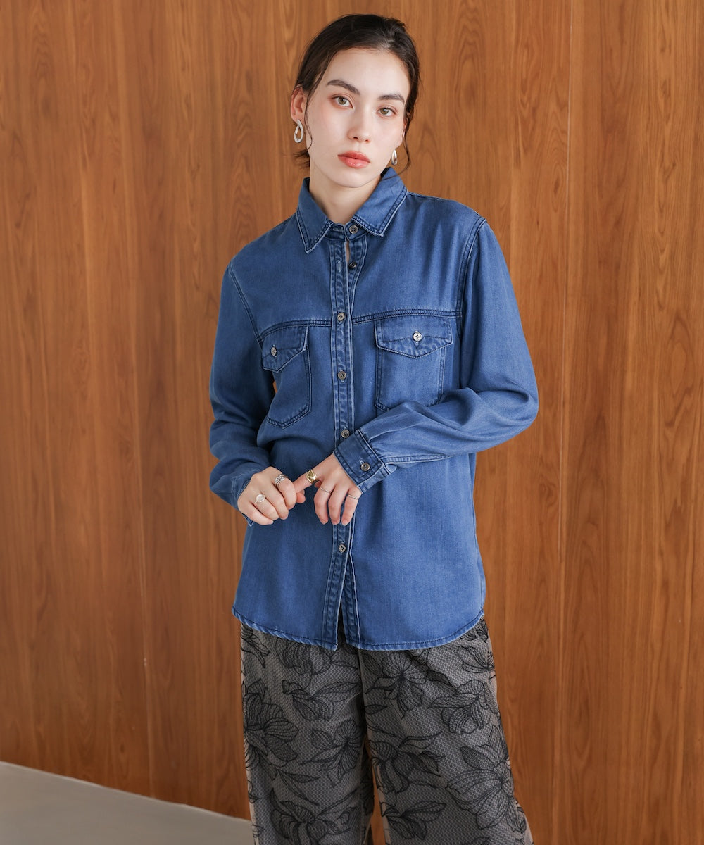 ベーシックデニムシャツ