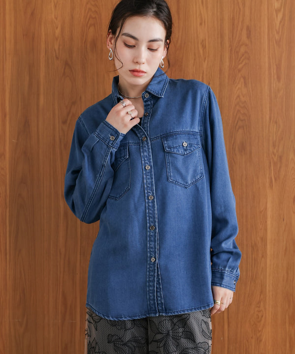 ベーシックデニムシャツ