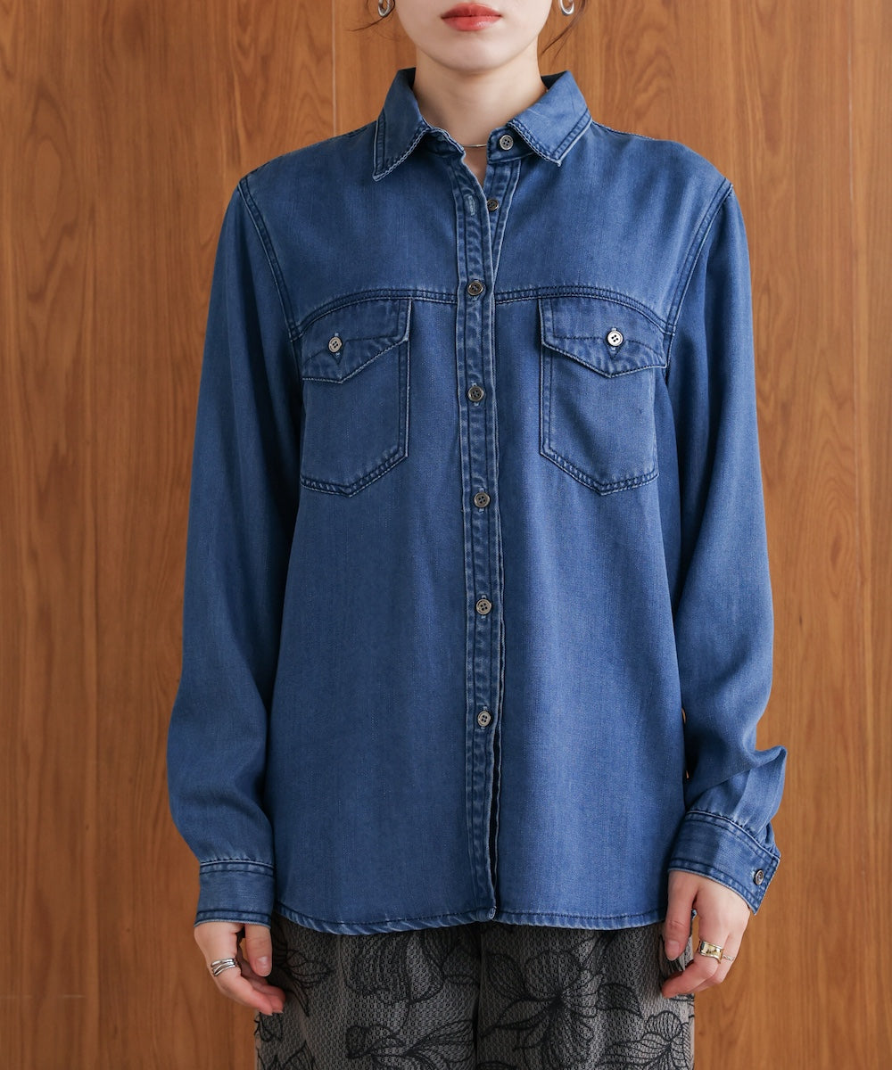 ベーシックデニムシャツ