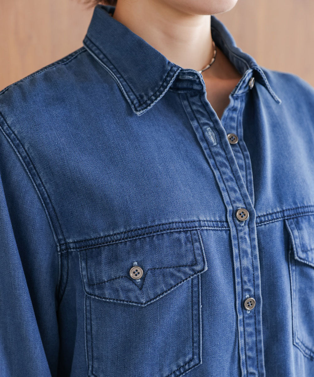 ベーシックデニムシャツ