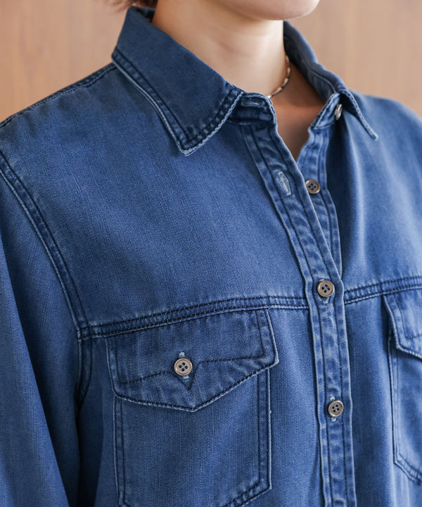 ベーシックデニムシャツ