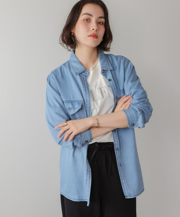 ベーシックデニムシャツ