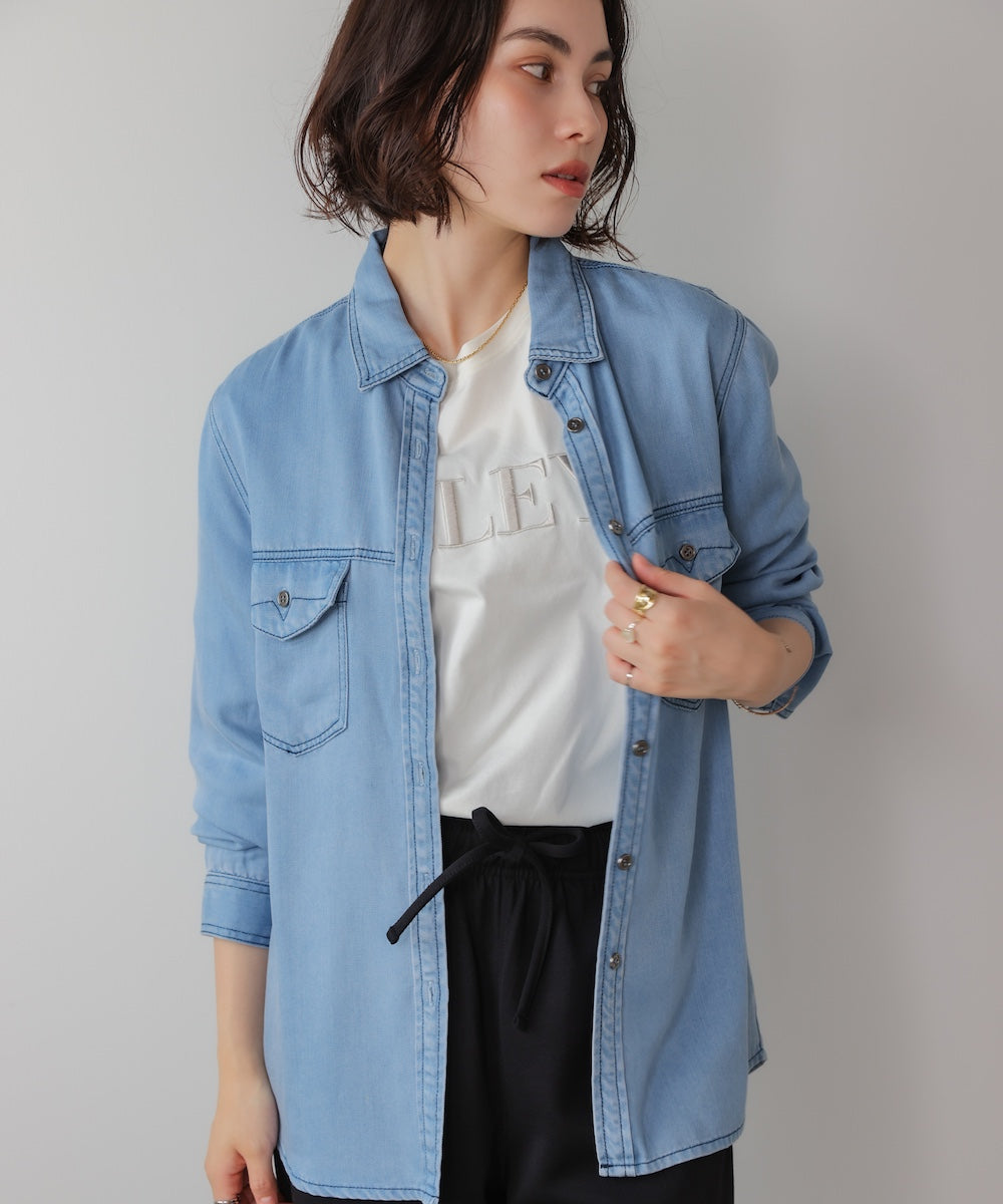 ベーシックデニムシャツ