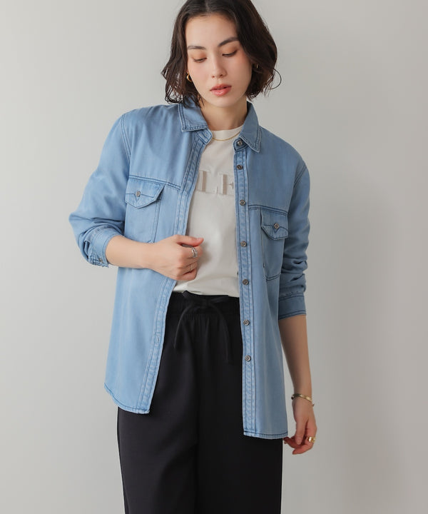 ベーシックデニムシャツ