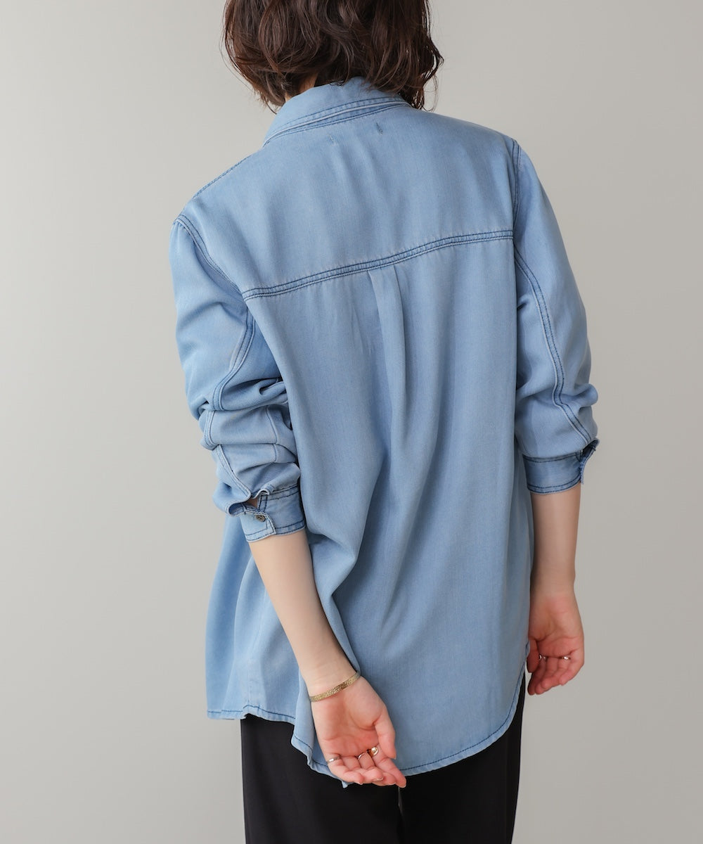 ベーシックデニムシャツ