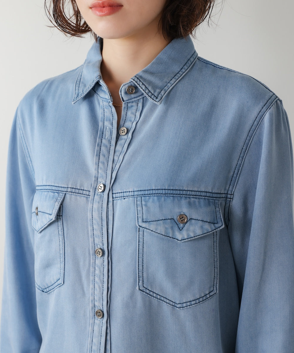 ベーシックデニムシャツ