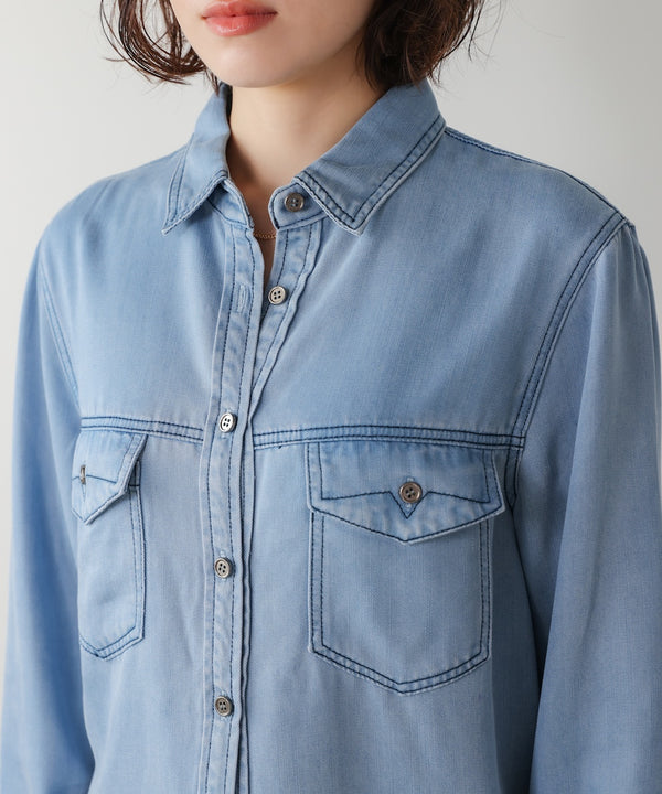 ベーシックデニムシャツ