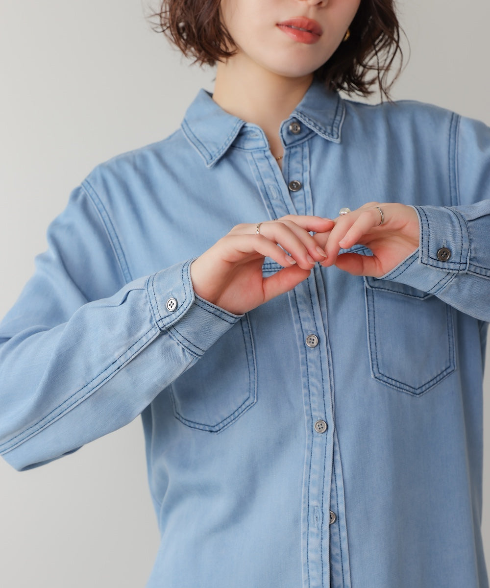 ベーシックデニムシャツ