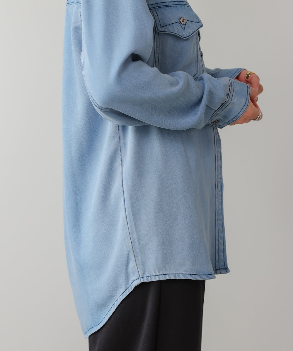 ベーシックデニムシャツ