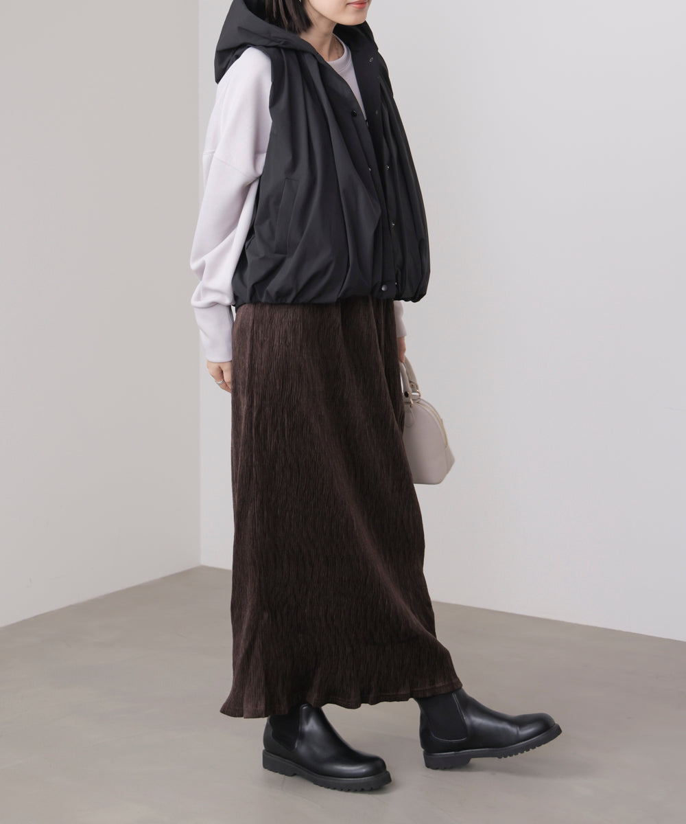 クラッシュベロアナロースカート