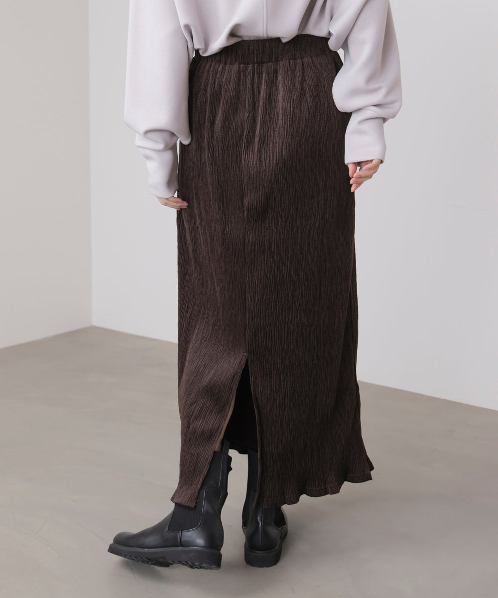 クラッシュベロアナロースカート