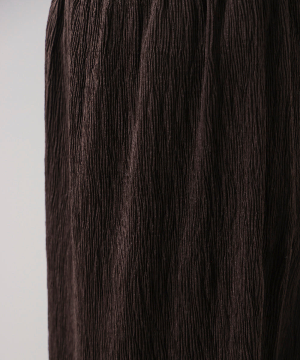 クラッシュベロアナロースカート