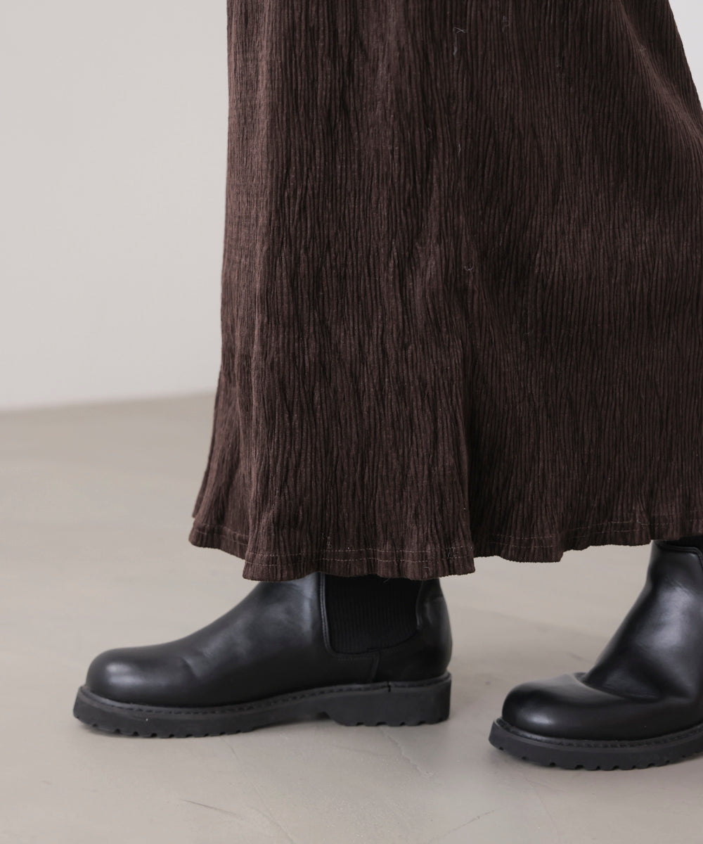 クラッシュベロアナロースカート