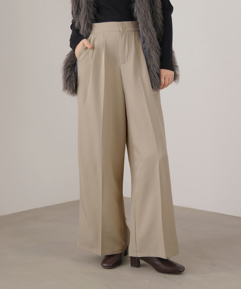 2タックストレートパンツ
