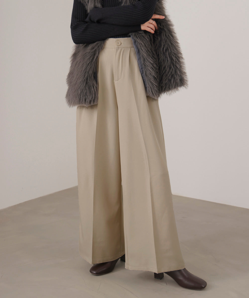 2タックストレートパンツ