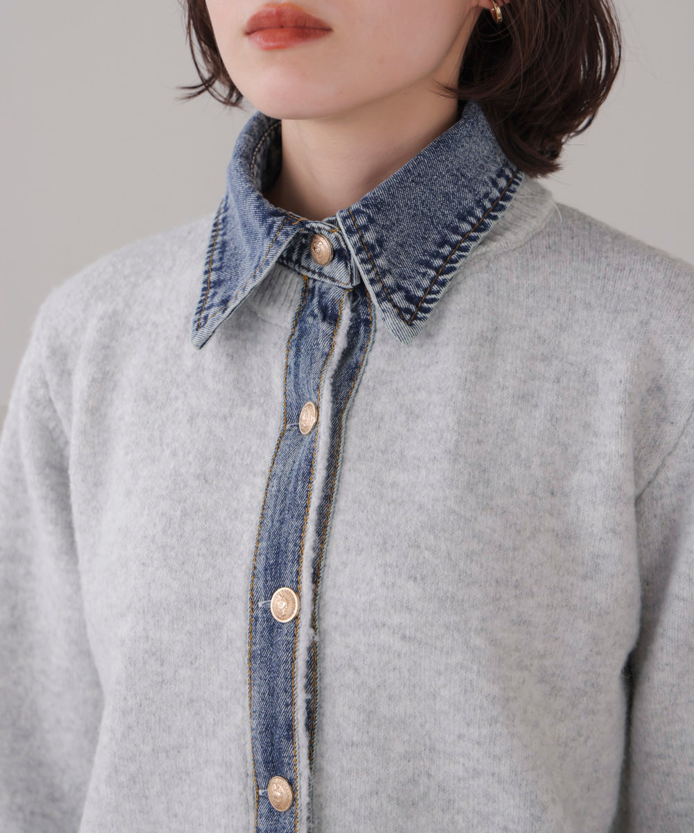 デニムニットドッキングジャケット