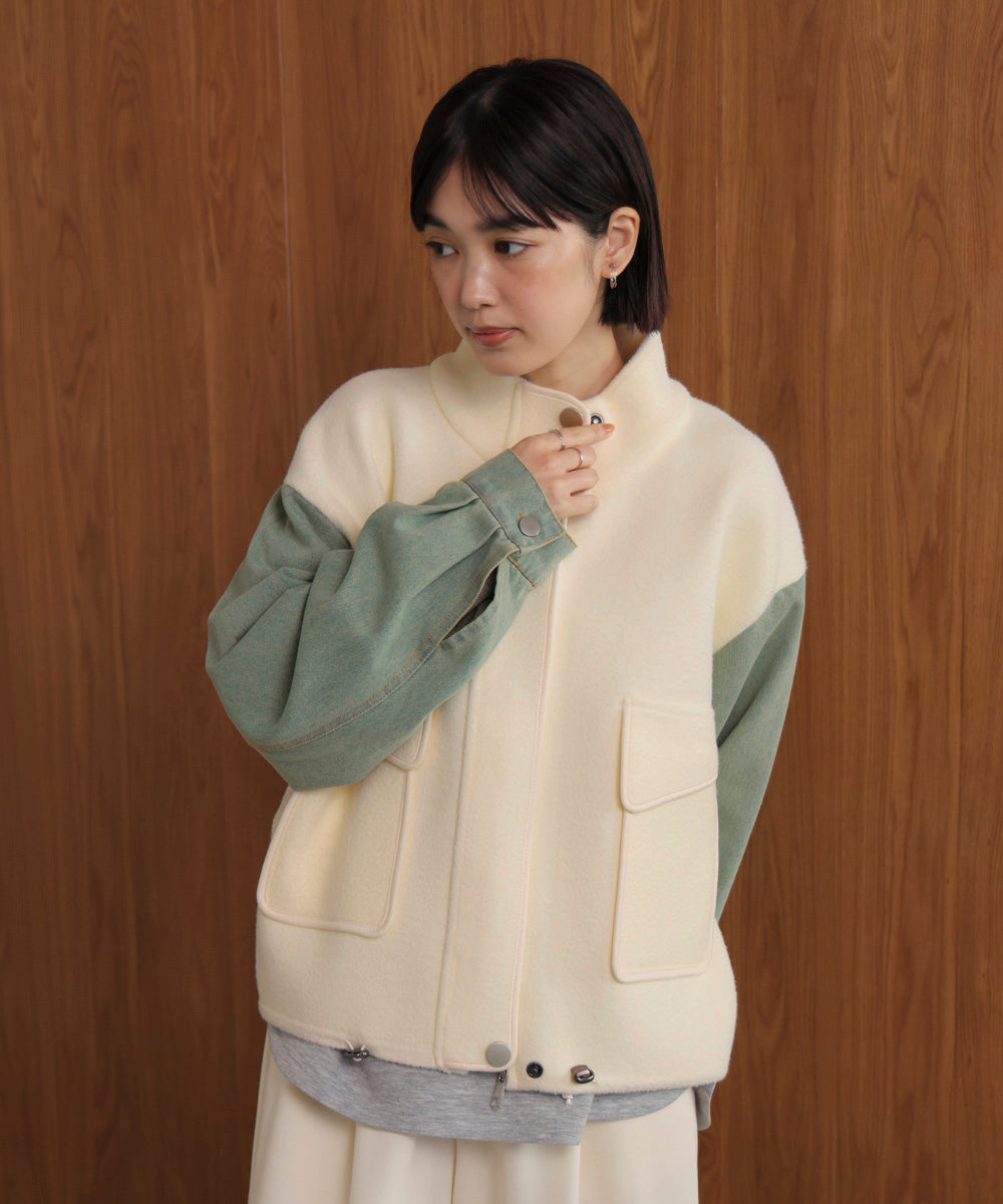 デニムコンビジャケット