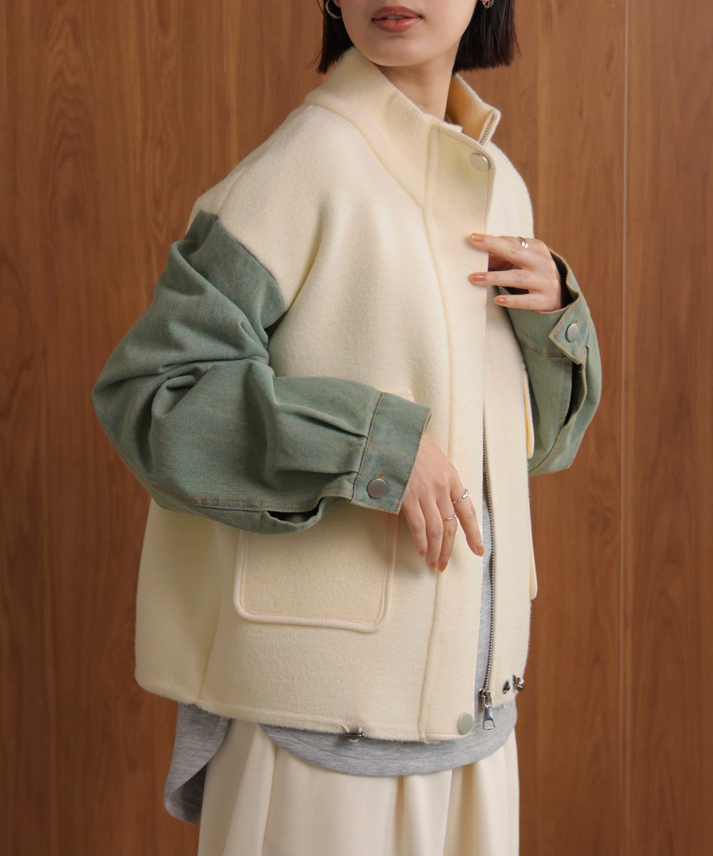 デニムコンビジャケット