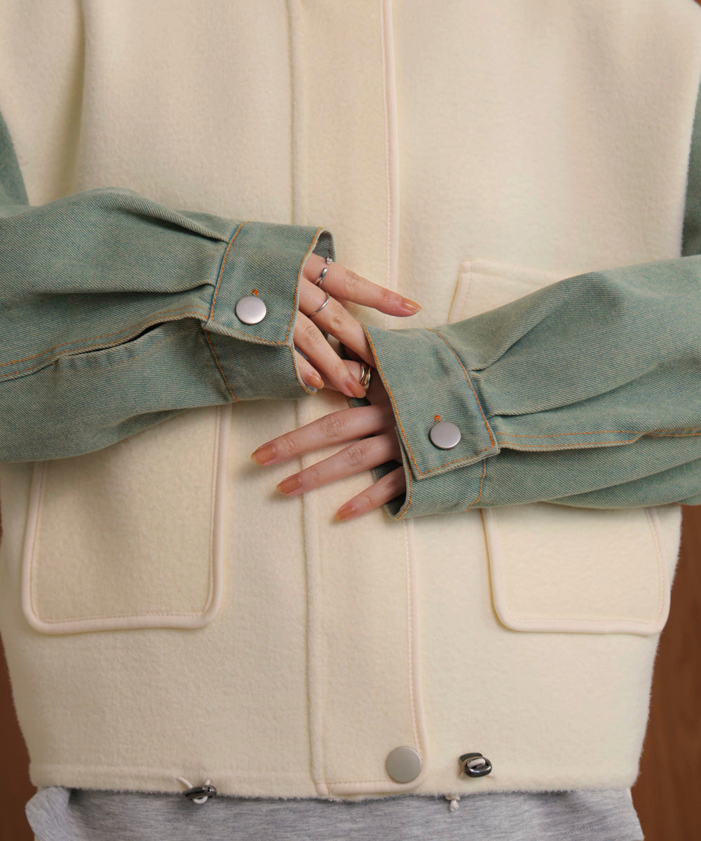 デニムコンビジャケット