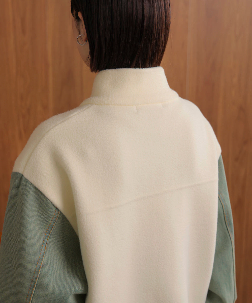 デニムコンビジャケット