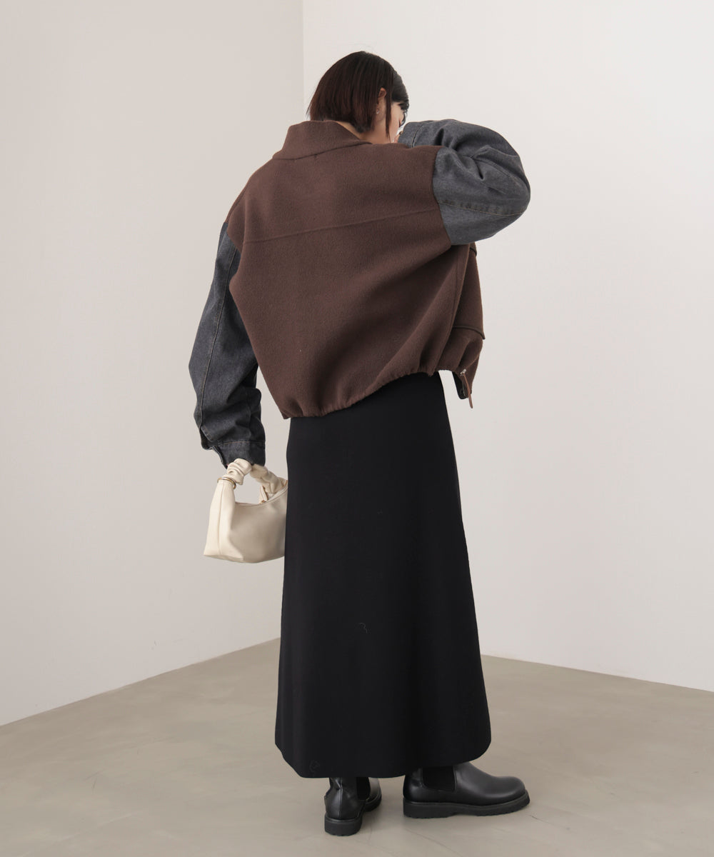 デニムコンビジャケット