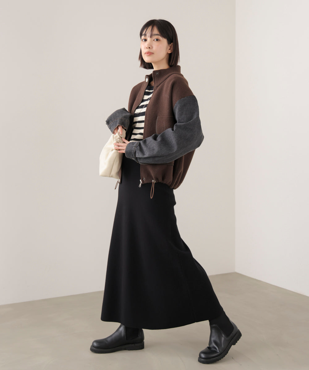 デニムコンビジャケット