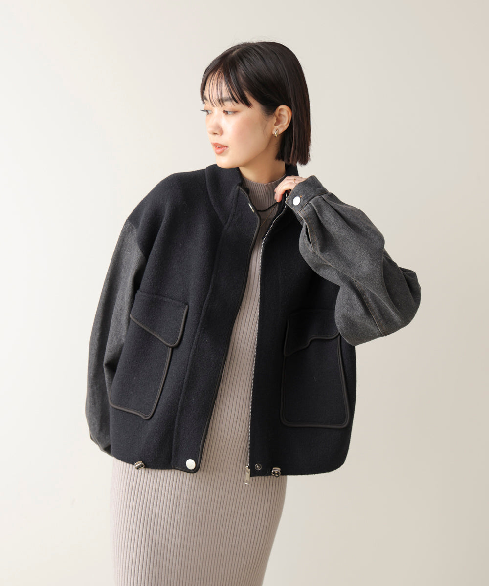 デニムコンビジャケット