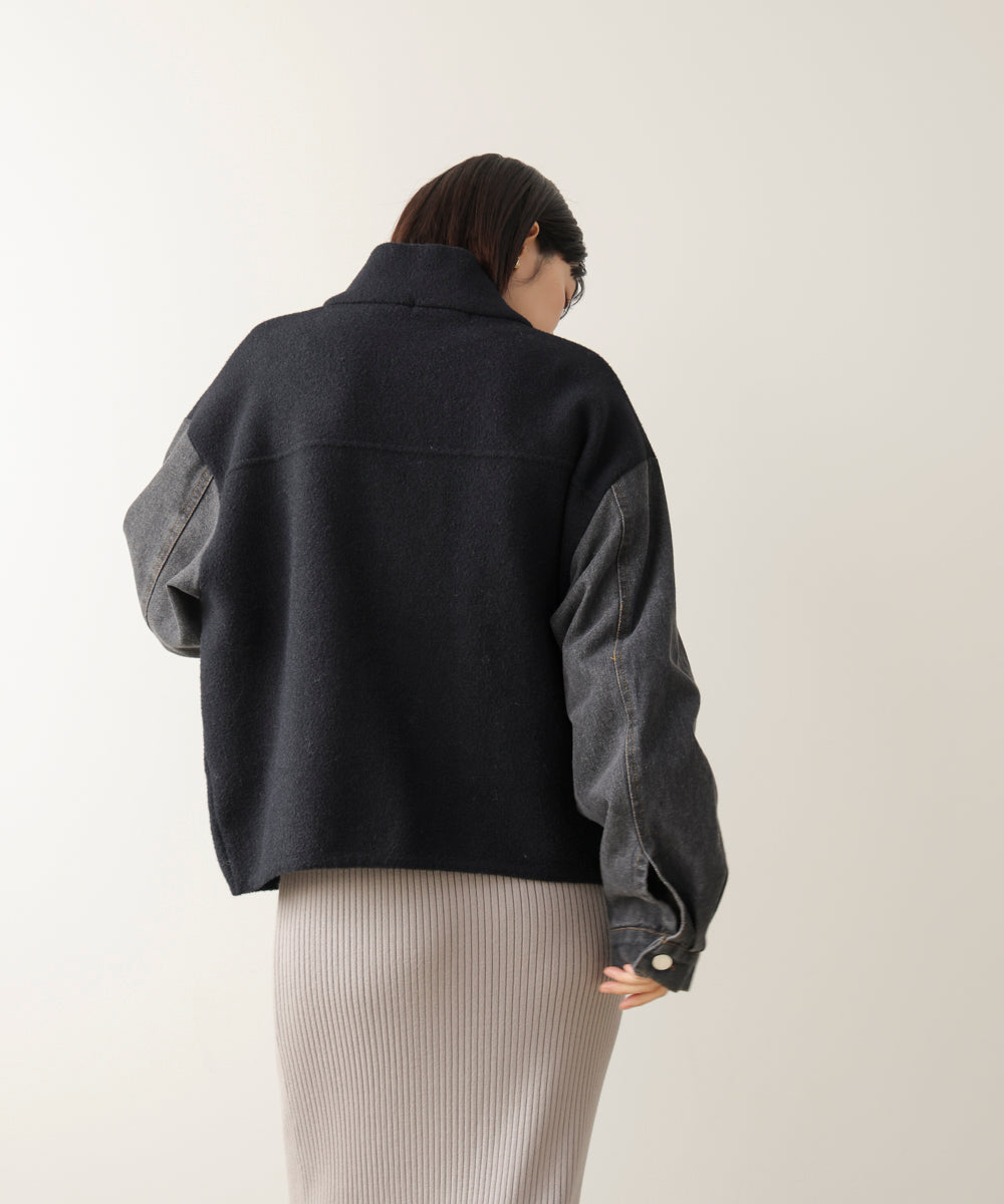 デニムコンビジャケット