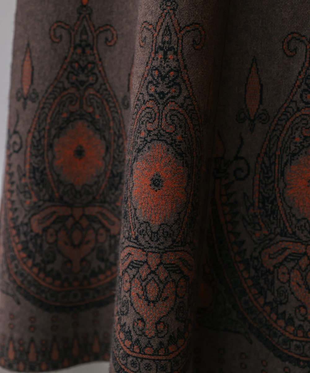 【WEB限定】柄ニットスカート