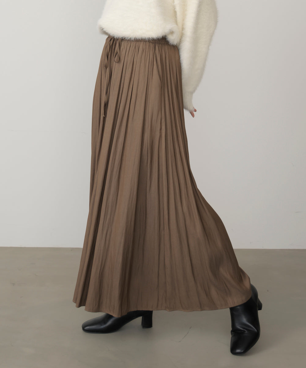 ギャザーウエストワイドパンツ