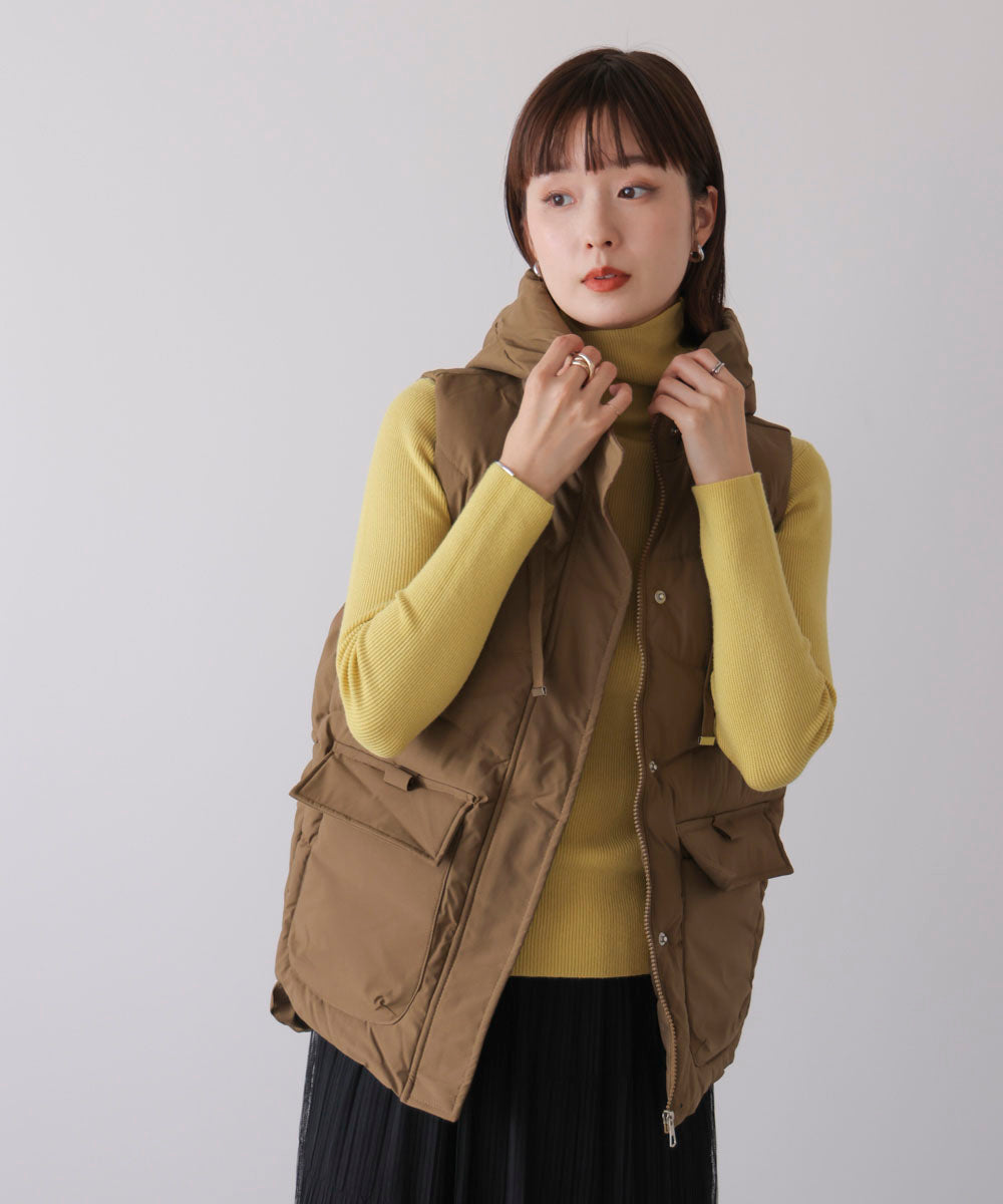 中綿フードベスト