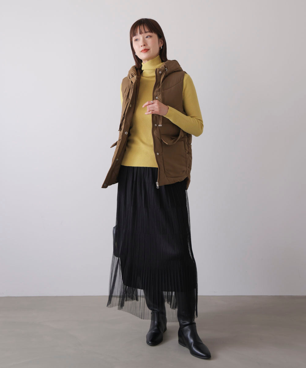 中綿フードベスト