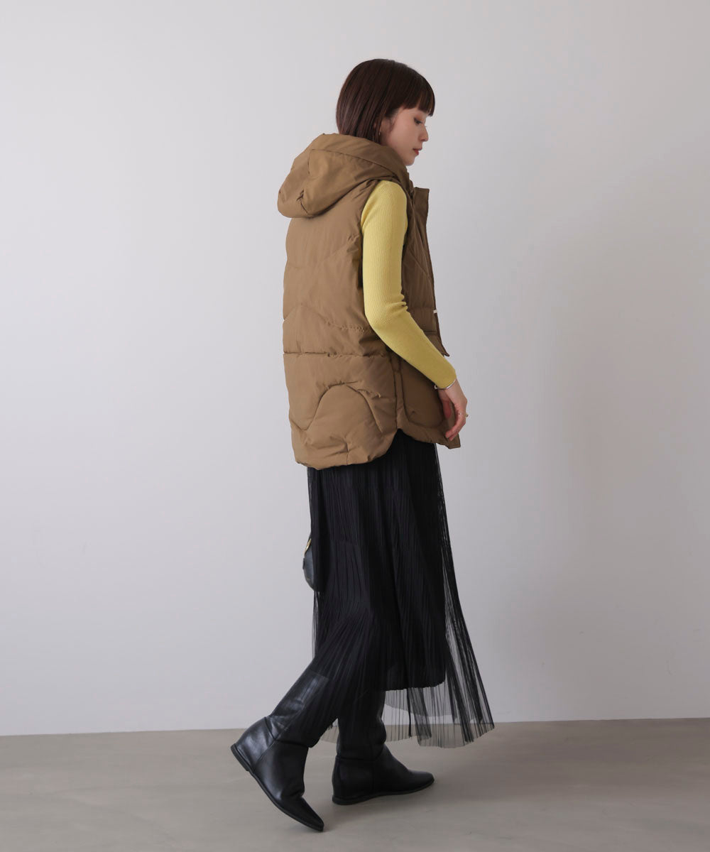 中綿フードベスト