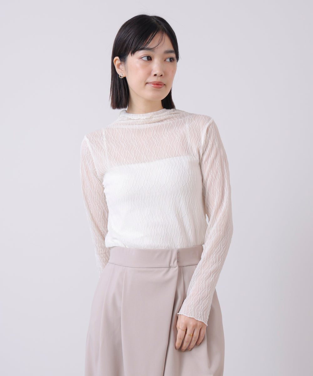 幾何学柄レースタートル