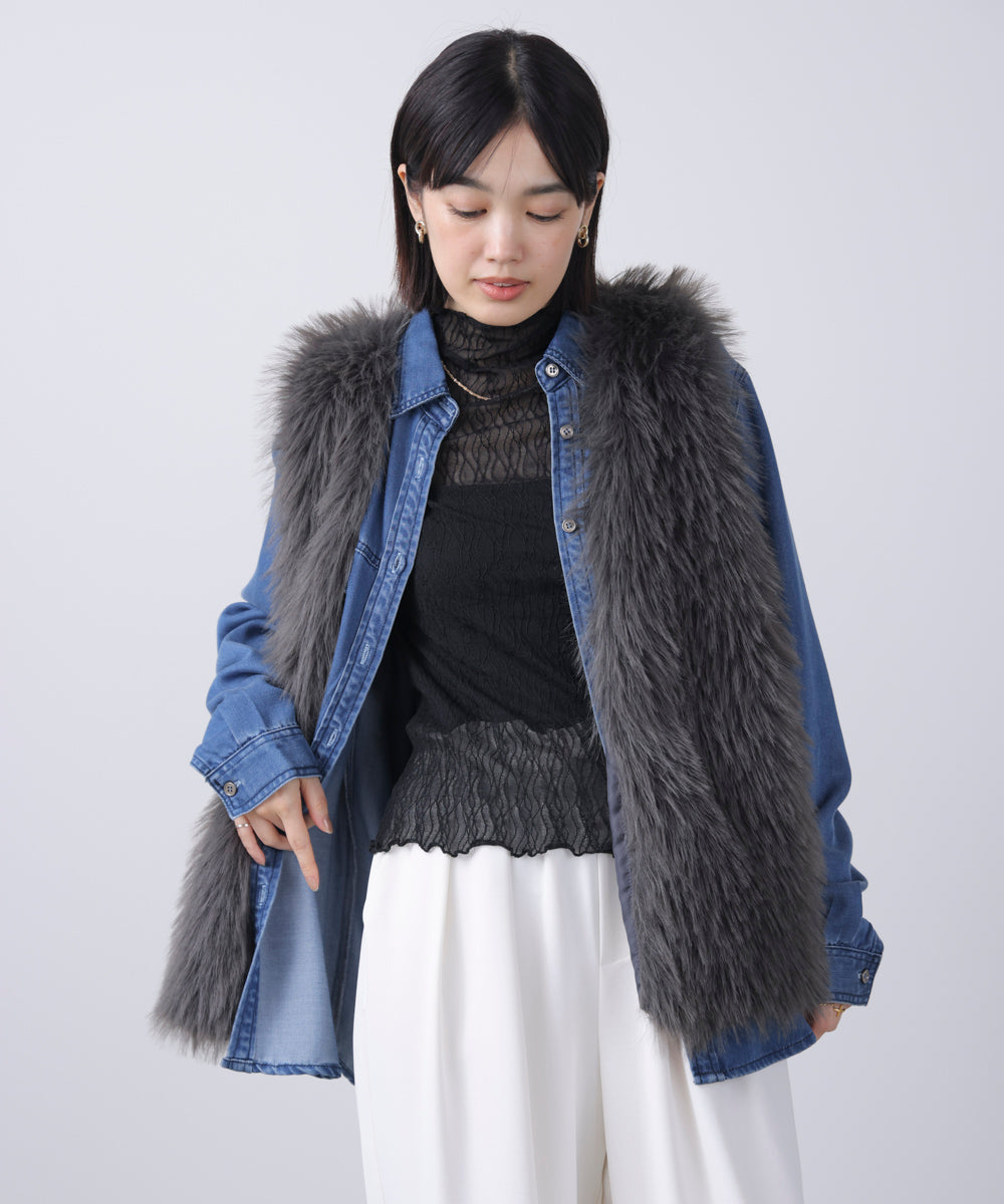 幾何学柄レースタートル