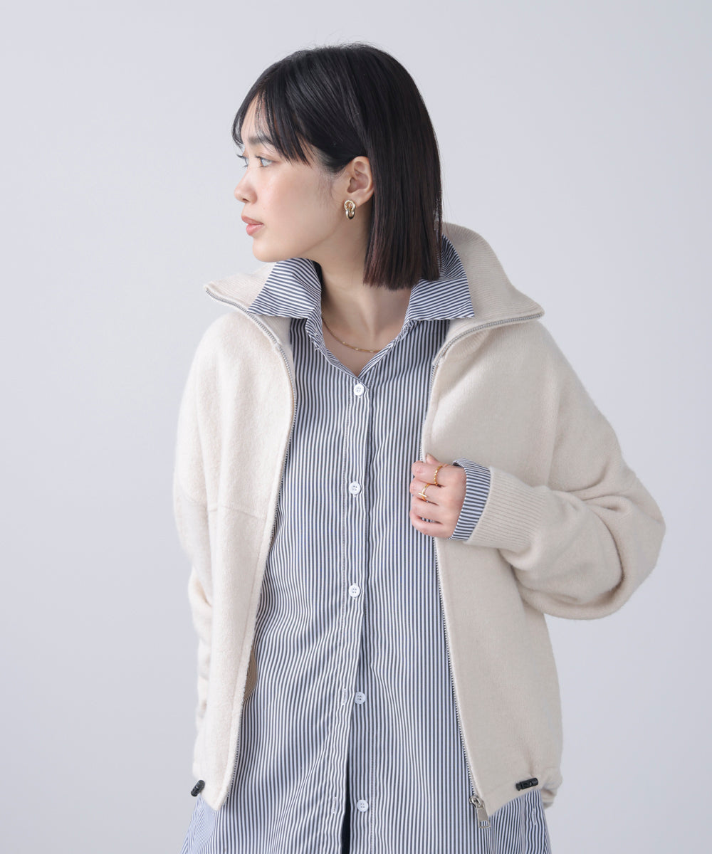 ストライプシャツチュニック