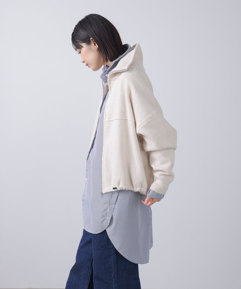 ストライプシャツチュニック