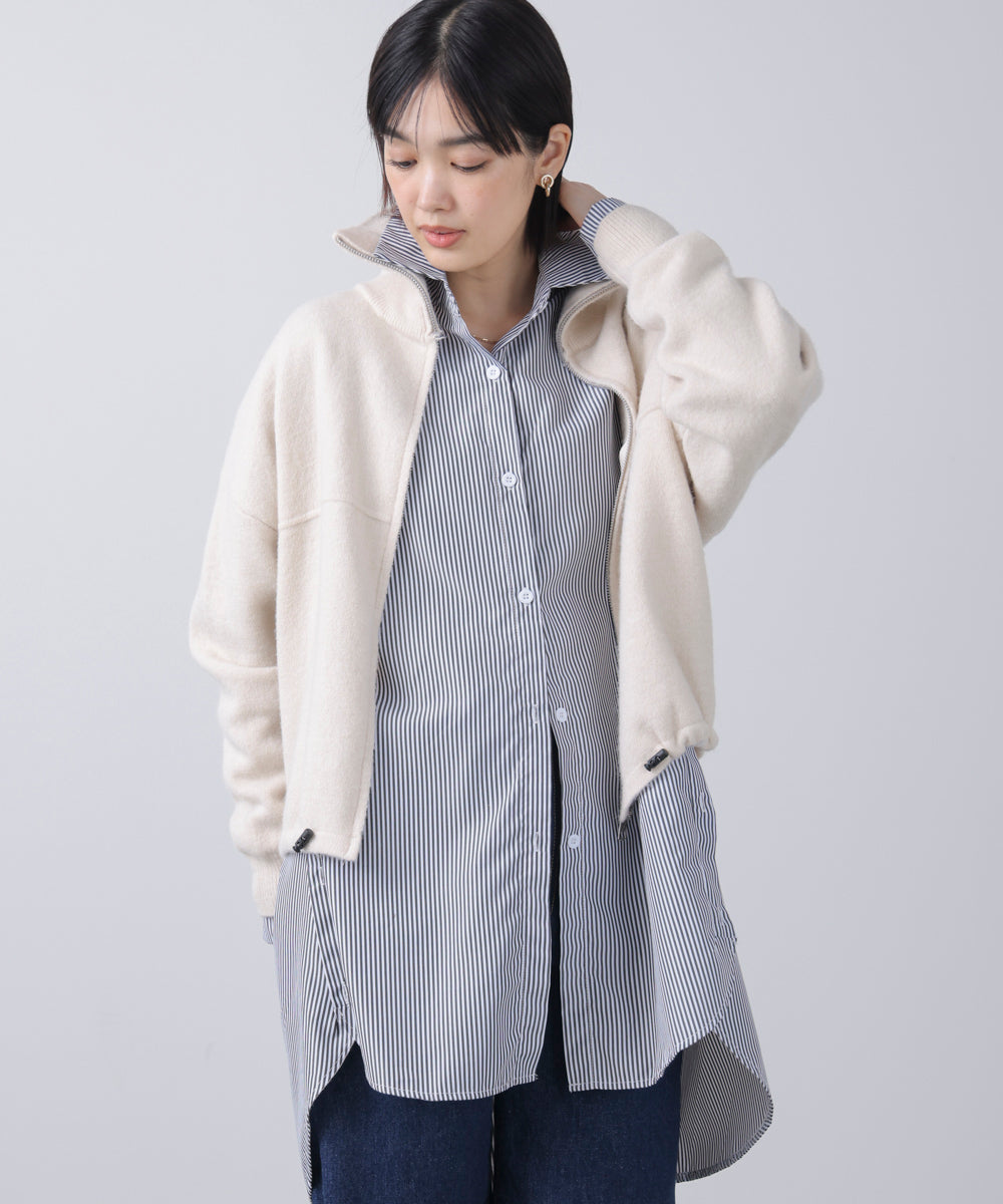 ストライプシャツチュニック