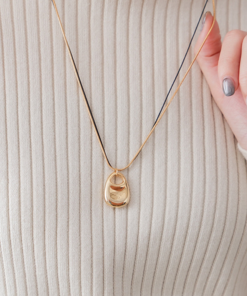 ワントップ2連ネックレス