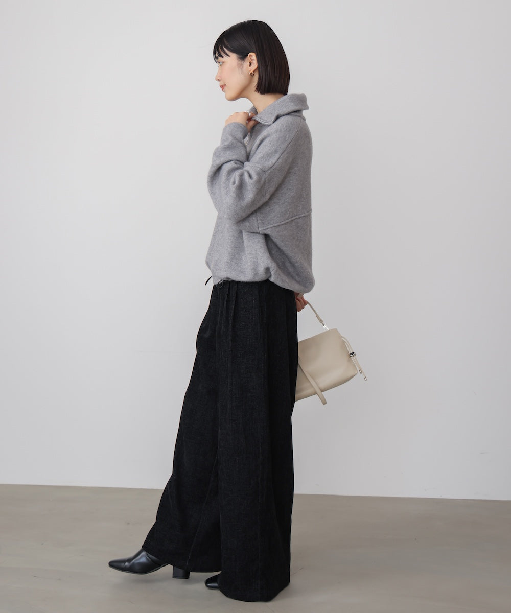 ニットライトジップアウター