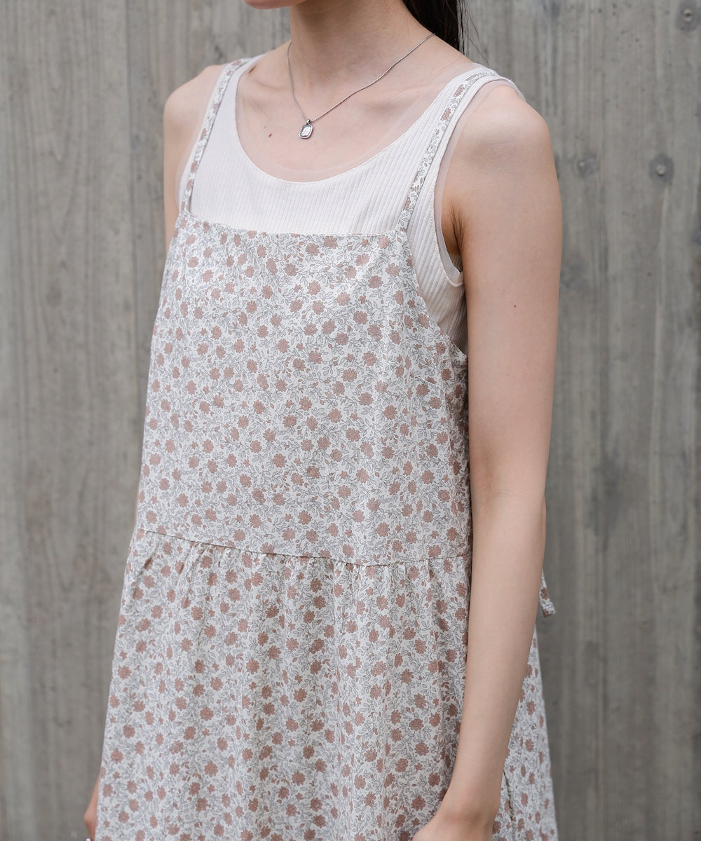 花柄キャミワンピース
