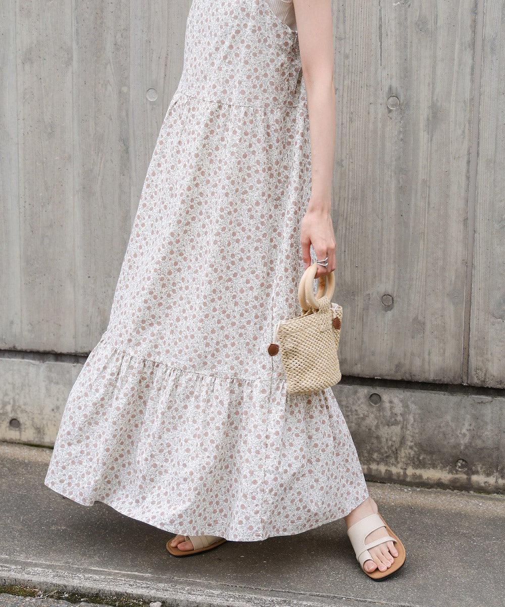 花柄キャミワンピース