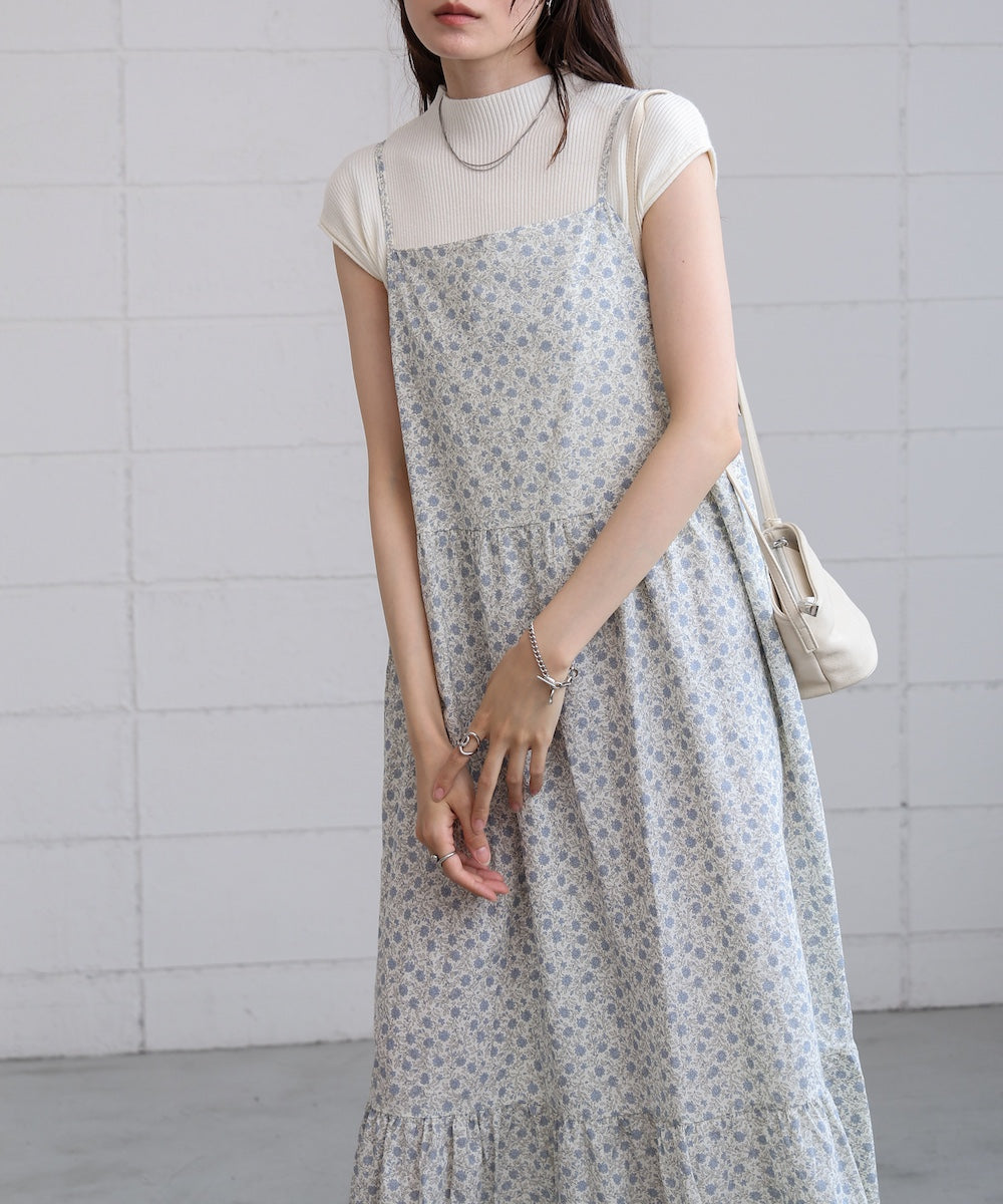 花柄キャミワンピース