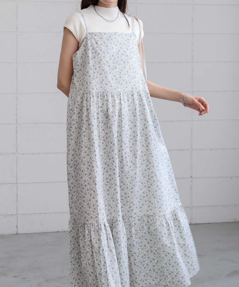 花柄キャミワンピース