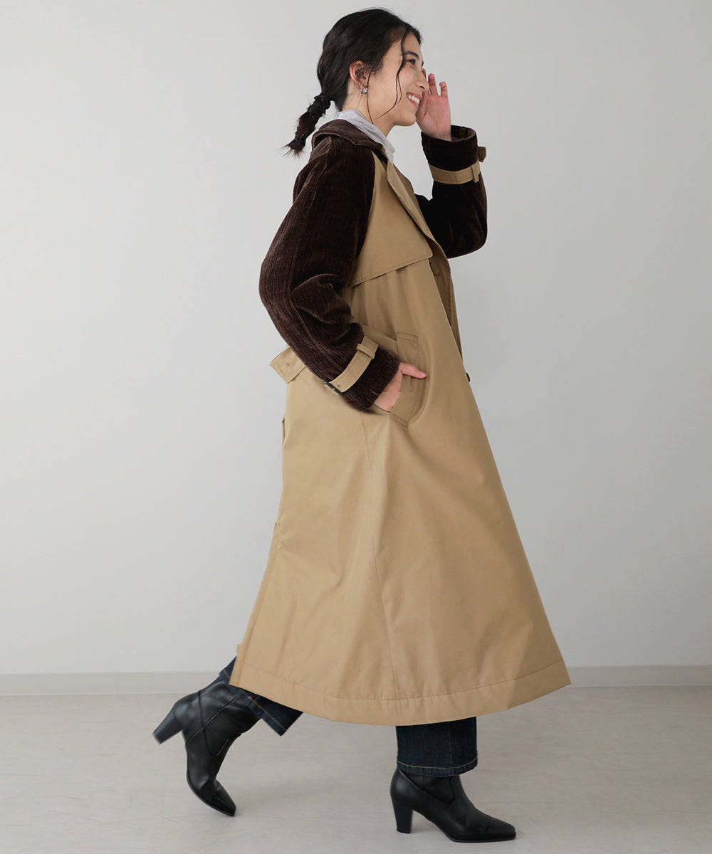 BouJeloud シャンブレートレンチコート