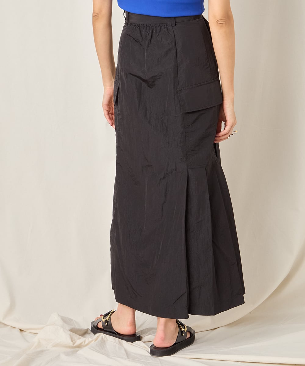NYLON LONG SKIRT