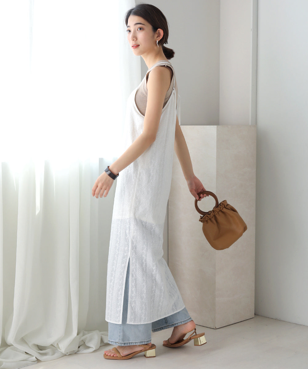 レースキャミワンピース