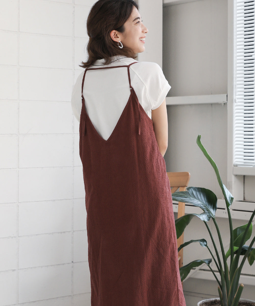 レースキャミワンピース